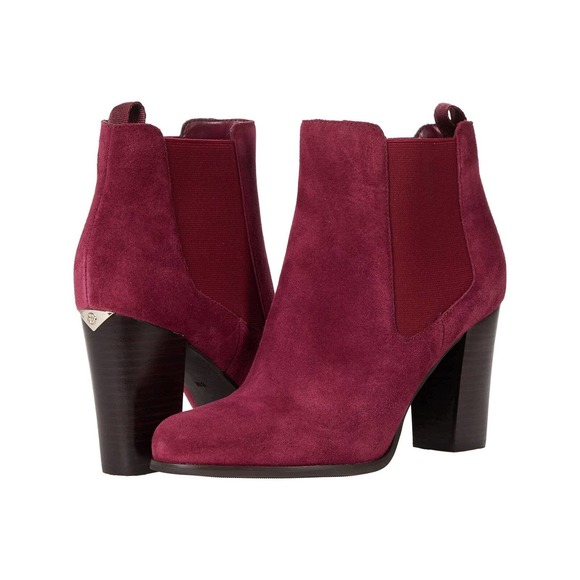 Michael Kors Women's Lottie Bootie Dark Berry, US 6.5 M - Picture 1 of 1
